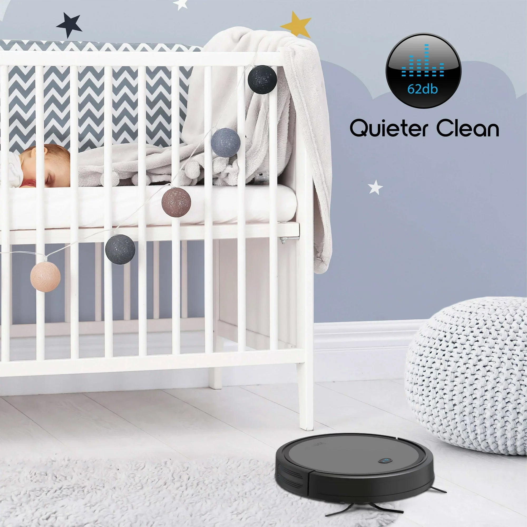 Ionvac SmartClean 2000 Robovac - WiFi Robotic Vacuum with App/Remote Control